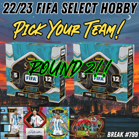 Break 799 - 22/23 FIFA Select Hobby 2 Box - Pick Your Team