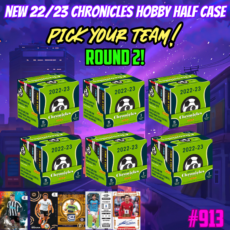 Break 913 - 22/23 Chronicles Hobby HALF CASE - Pick Your Team!