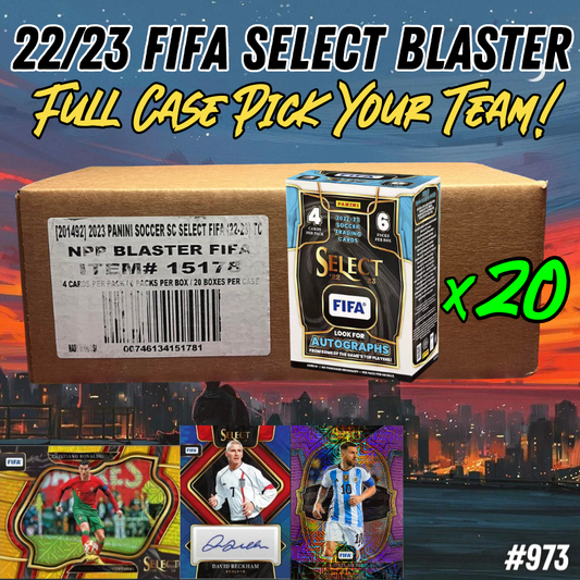 Break 973 - 22/23 FIFA Select Blaster FULL CASE - Pick Your Player / Team