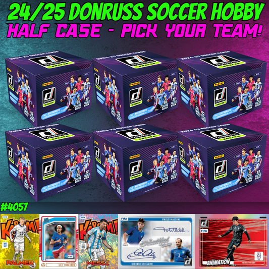 Break 4057 - 24/25 Donruss Soccer Hobby - HALF CASE - Pick Your Team!