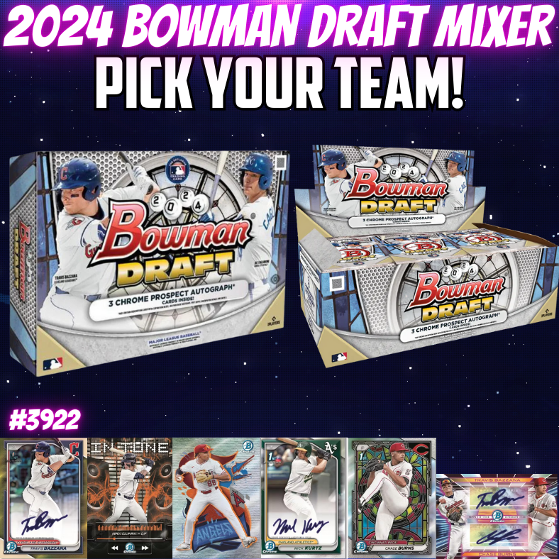 Break 3922 - 2024 Bowman Draft - 2 Box Mixer - Pick Your Team!