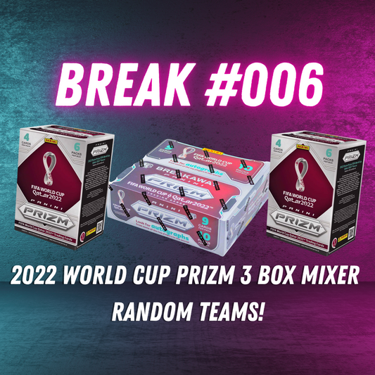 Break 006 - 2022 World Cup Prizm 3 Box Mixer - Random Teams