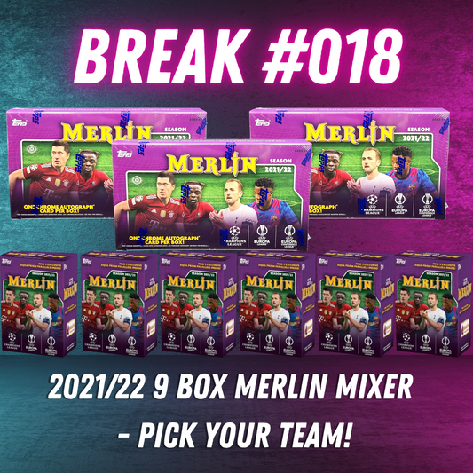 Break 018 - 21/22 Topps Merlin 9 Box Pick Your Team