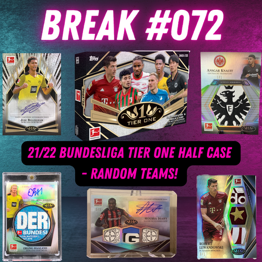 Break 072 - Bundesliga Tier One Half Case - Random Teams