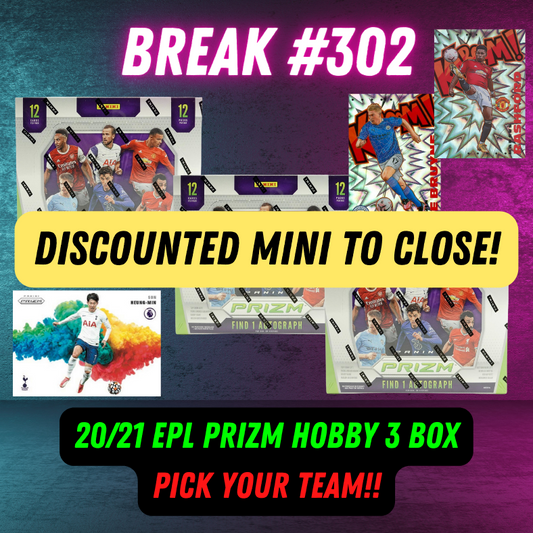 Discounted Mini to CLOSE Ft Chelsea, Liverpool, Tottenham and More in Break 302!!