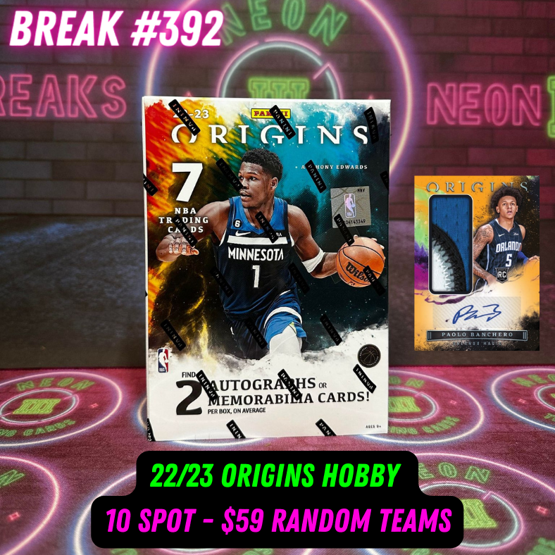 Break  392 - NBA 22/23 Origins - 10 Spot Random Teams!