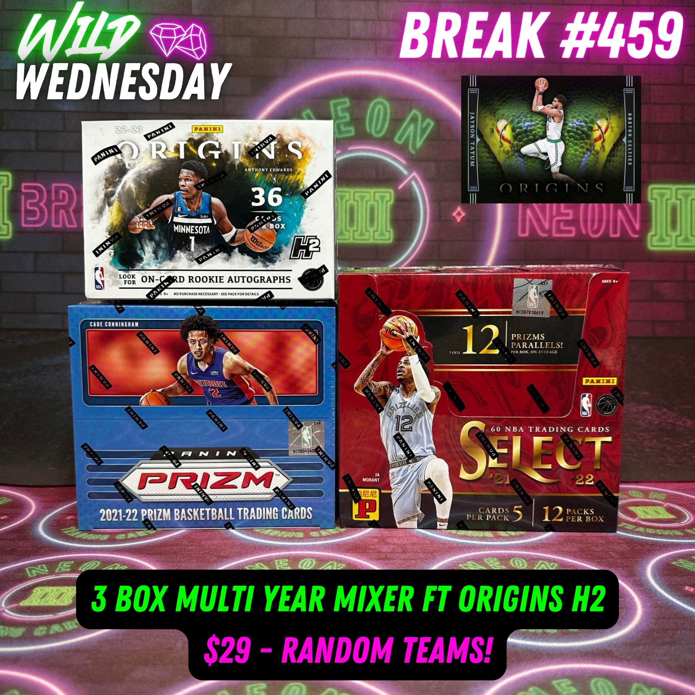 Break 459 - NBA Multi Year Mixer ft Origins H2 - $29 Random Teams!