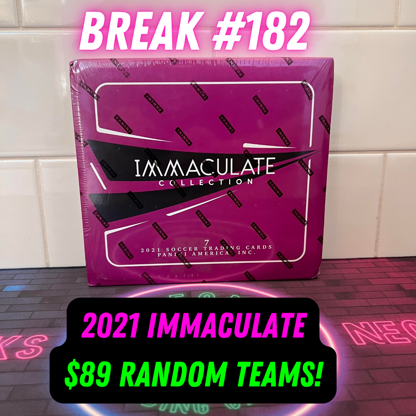 Break 182 - 2021 Immaculate - $89 Random Teams